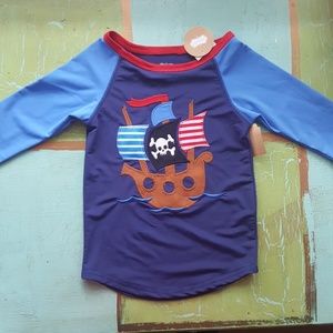 Kids UPF 50+ long sleeve swim tee